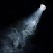spotlight illuminating smoke