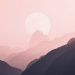 silhouette of mountain