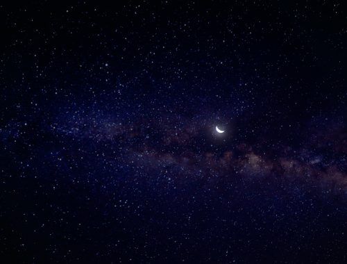 night view of sky