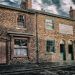 architectural photography of brown brick building