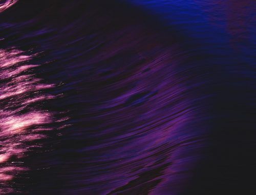 purple and blue light digital wallpaper